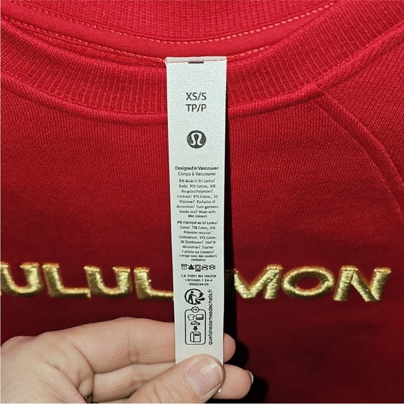 Lululemon Nwts Scuba Oversized Pullover New Year Sz XS/S - Picture 4 of 12